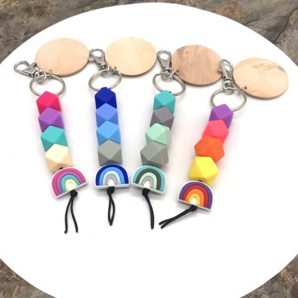 Rainbow Keychains - 4 Colors To Choose From