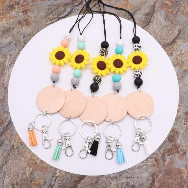 Sunflower Lanyards - 5 Colors to Choose From