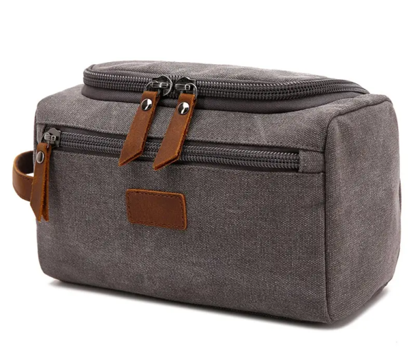 Men's Toiletry Bag - Gray