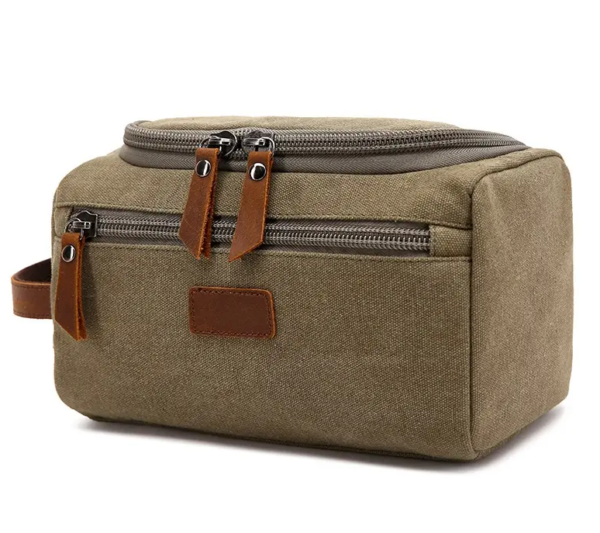 Men's Toiletry Bag - Moss - Image 3